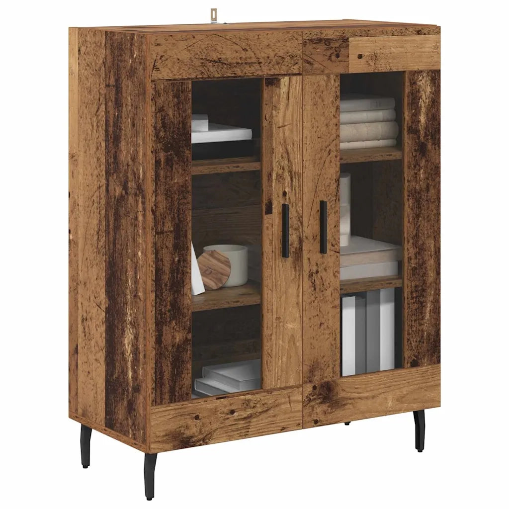 Credenza-Buffet-Armadio da cucina Legno vecchio 69,5 x 34 x 90 cm Legno multistrato 665265
