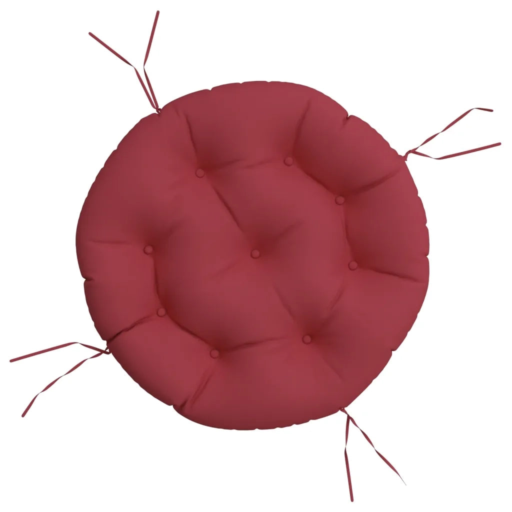 Cuscino Rotondo Rosso Vino Ã˜ 60x11 cm in Tessuto Oxfordcod mxl 102568