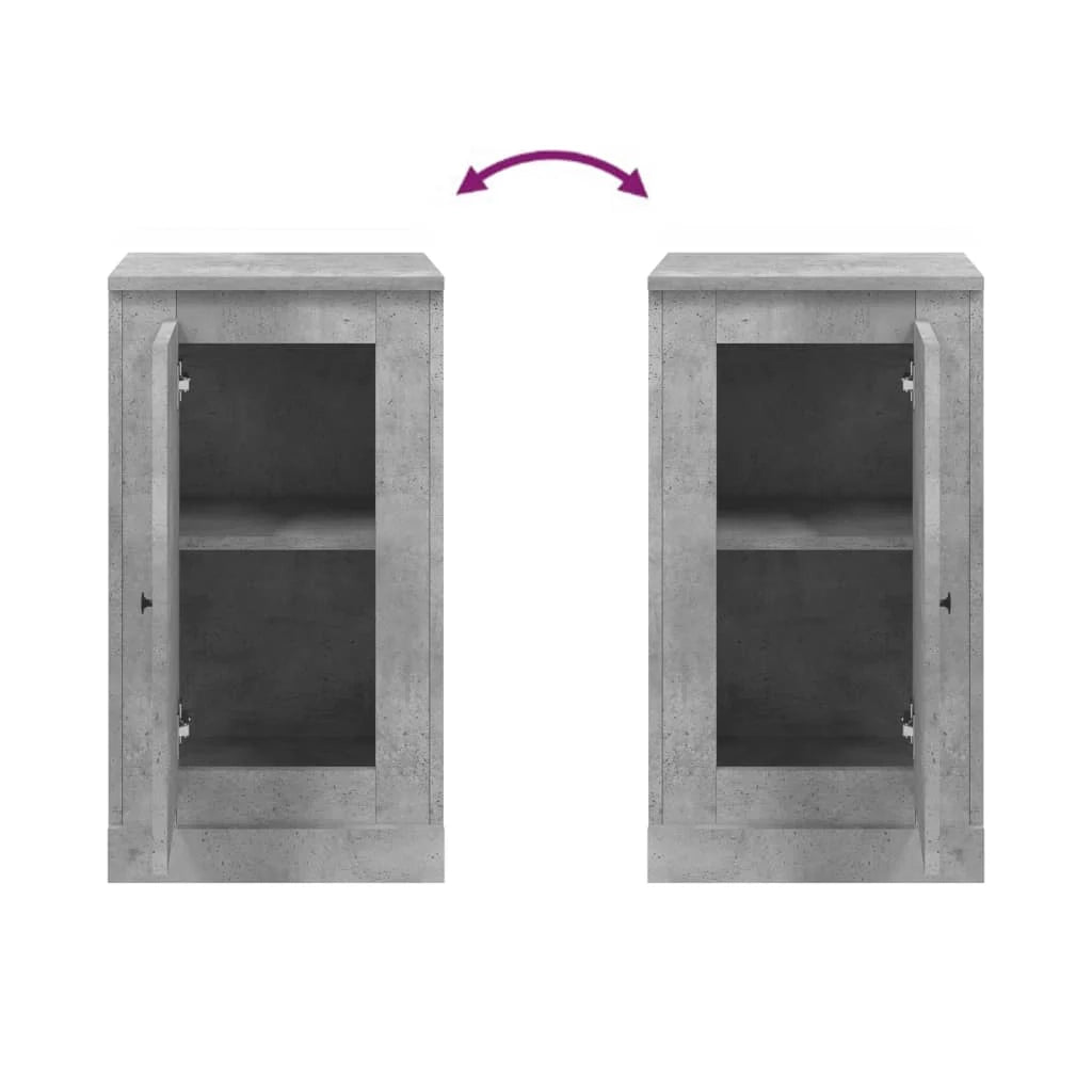 Buffet credenza cassettiera mobiletto mobile contenitore organizer per cucina soggiorno salotto 37,5 x 35,5 x 67,5 cm legno ingegnerizzato grigio 02_0031923