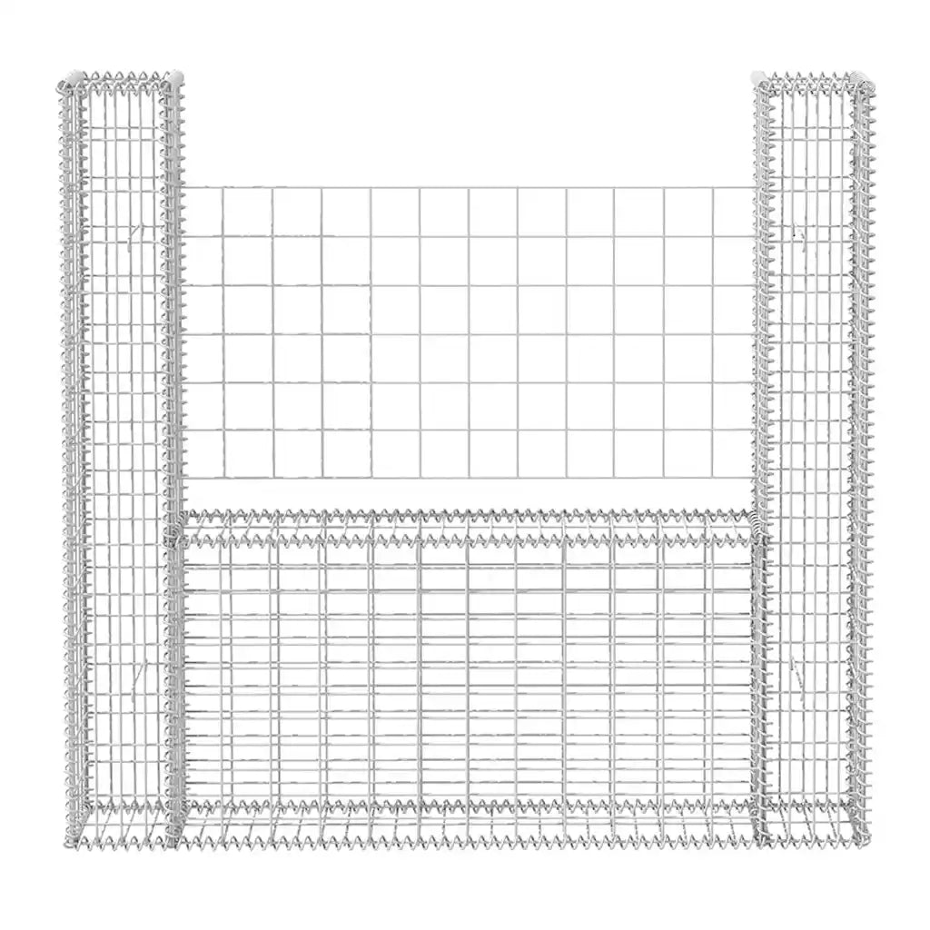 Gabbione in Rete ad U in Acciaio Zincato 160x20x150 cm 142545