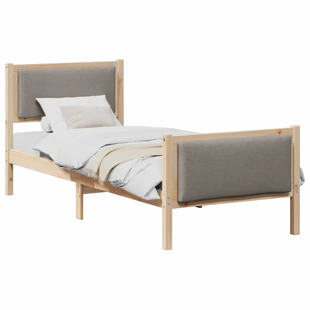 Struttura del letto con testiera Talpa 80 x 200 cm Tessuto 878362