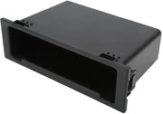 Organizzatore di Porte Auto Stereo Radio - Zavorra per Radio da 1Din - Nero - Spazia Risparmiando - Raccogliere Oggetti - Adatto per Radio 1Din