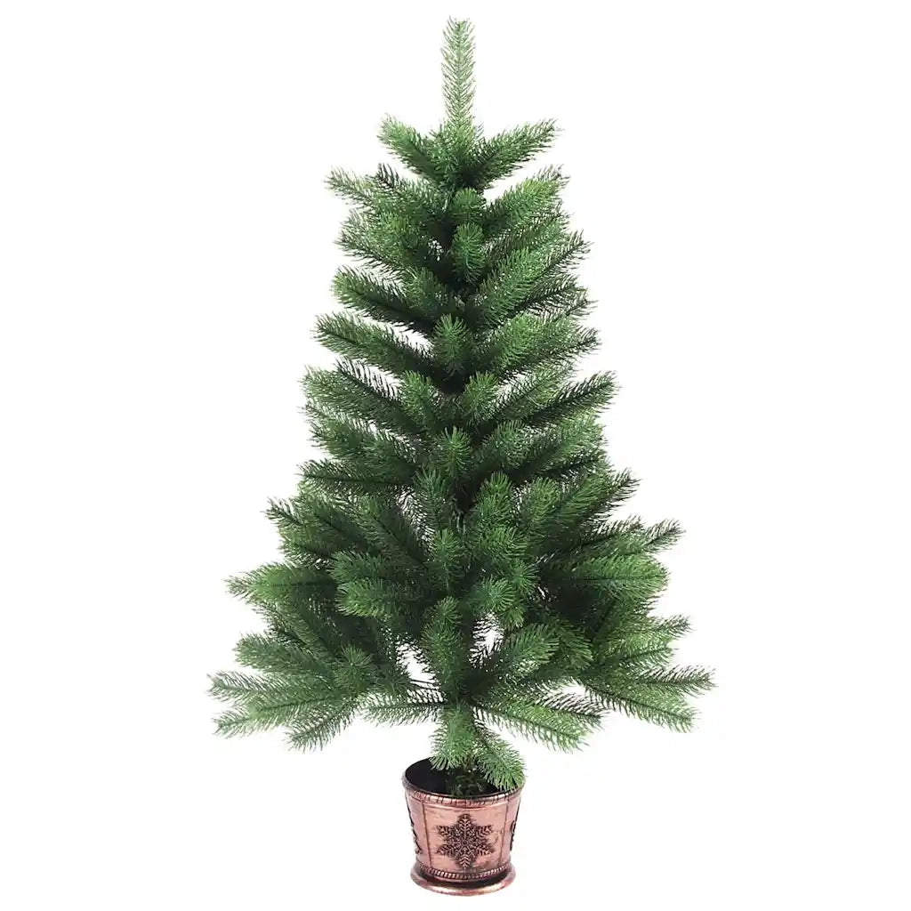 Albero di Natale | Decorazioni natalizie con 150 LED con supporto Verde 90 cm PE