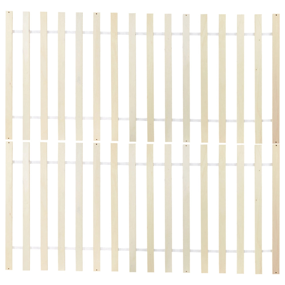 Letto matrimoniale in legno di pino bianco 160 x 200 cm King Size a doghe