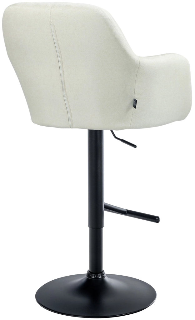 Barhocker Natoma Stoff schwarz