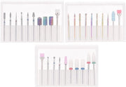 Set di punterelle da 30 pezzi per rimozione della vernice a base di gommapiuma per manicure - Kit di strumenti per uso in casa e in salone - Diversi tipi e dimensioni