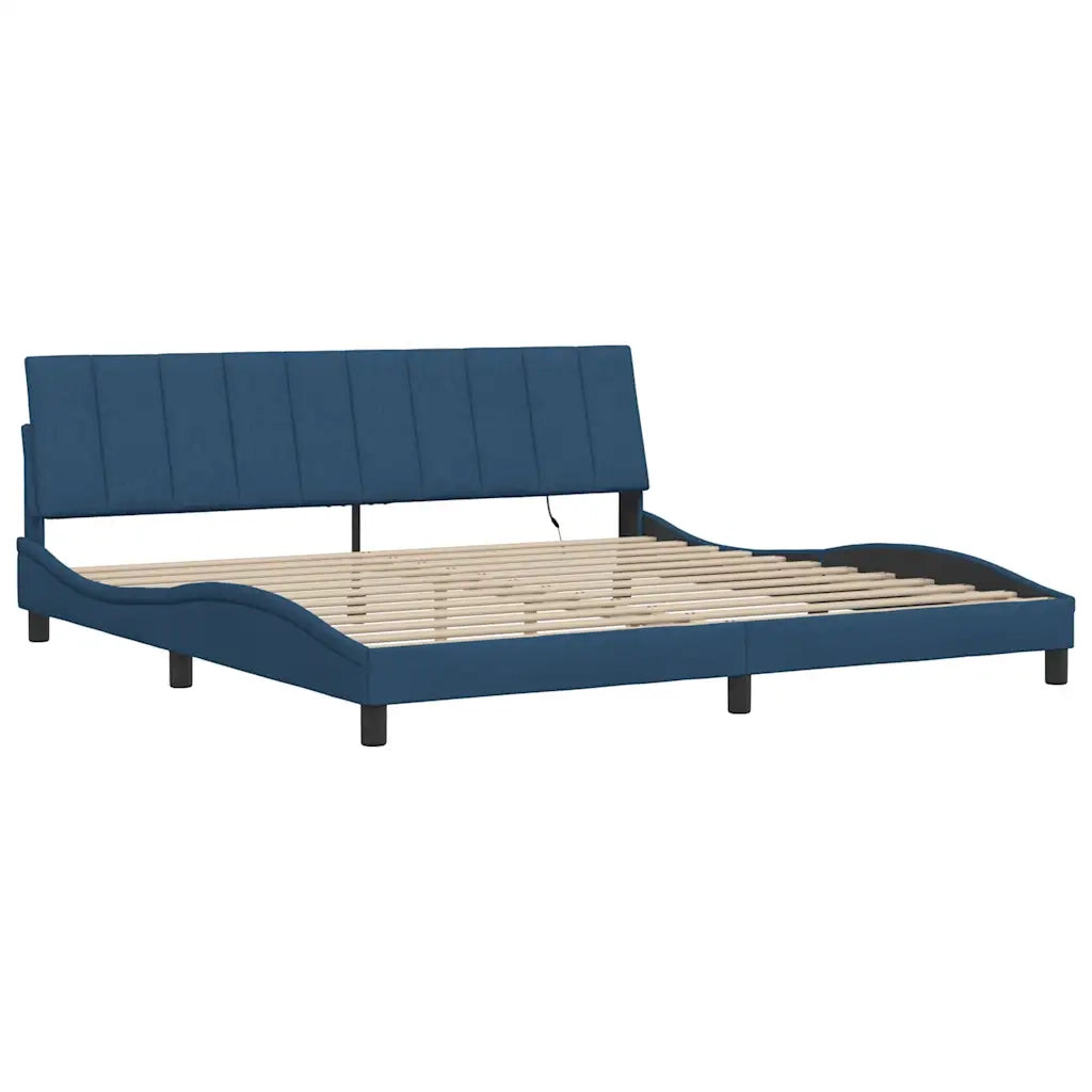 Giroletto senza Materasso Hanko Blu 200x200 cm in Tessuto 3310488