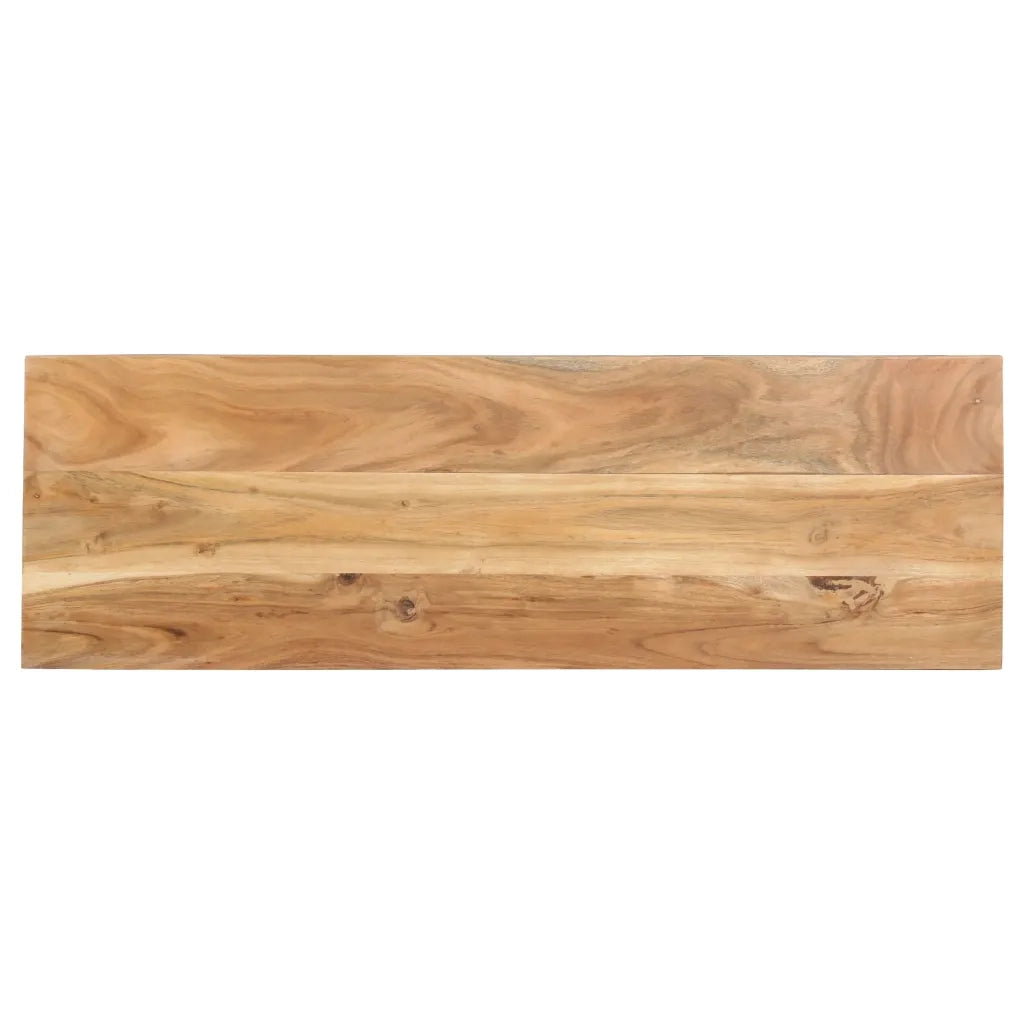 Tavolo Consolle 110x35x75 cm in Legno Massello di Acacia cod mxl 57823