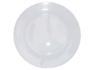 PIATTO PIANO BIANCO IN PORCELLANA- - cm.23 - 12 pezzi XTRA