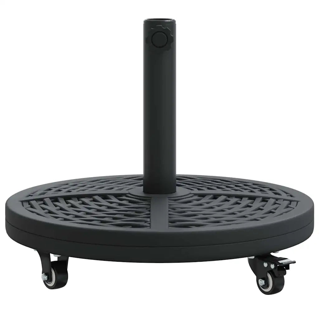 Base per ombrellone-Supporto per ombrellone Art d¨¦co Nero ? 45 x 39,5 cm Ferro 387507