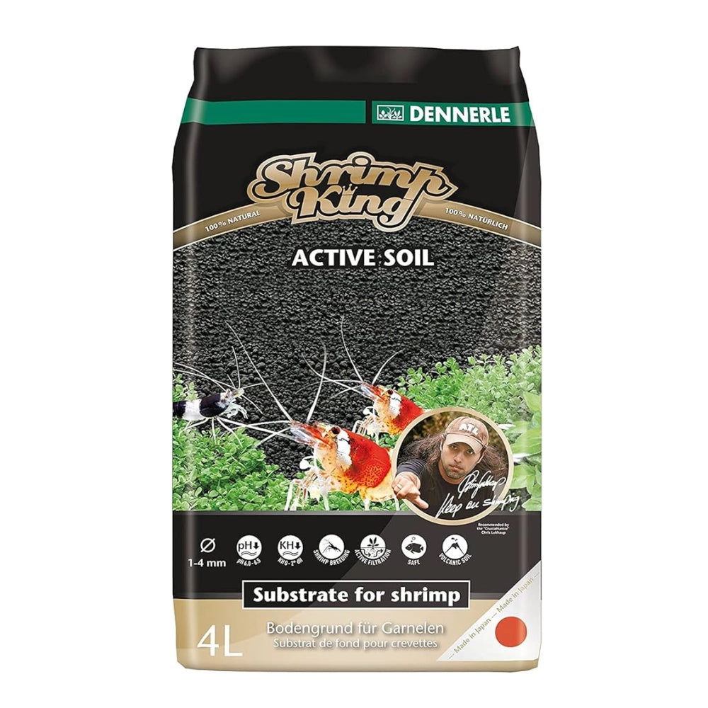Dennerle Shrimp King Active Soil 4L - Substrato attivo per gamberetti