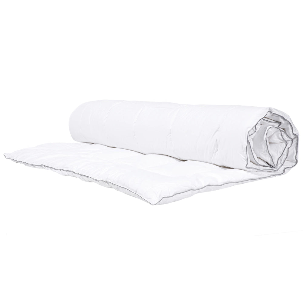 Piumino in cotone e poliestere imbottitura 135 x 200 cm per chi soffre di allergie