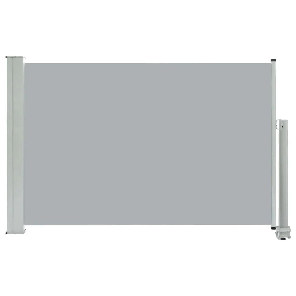 Tenda da sole laterale retrattile/schermo privacy per patio giardino terrazza balcone 60 x 300 cm grigio 02_0007390