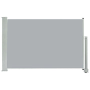 Tenda da sole laterale retrattile/schermo privacy per patio giardino terrazza balcone 60 x 300 cm grigio 02_0007390