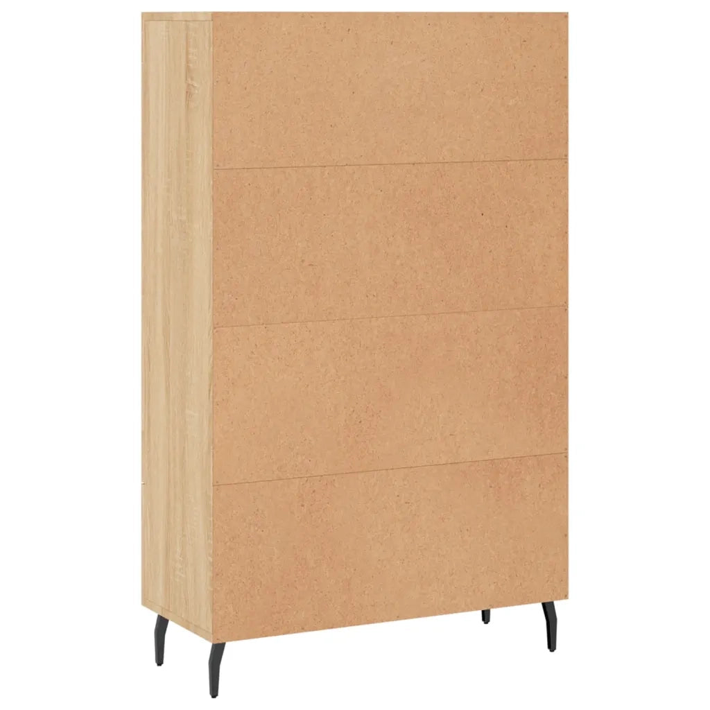 Credenza-Buffet-Armadio da cucina Rovere Sonoma 69,5x31x115 cm in Legno Multistrato 171720