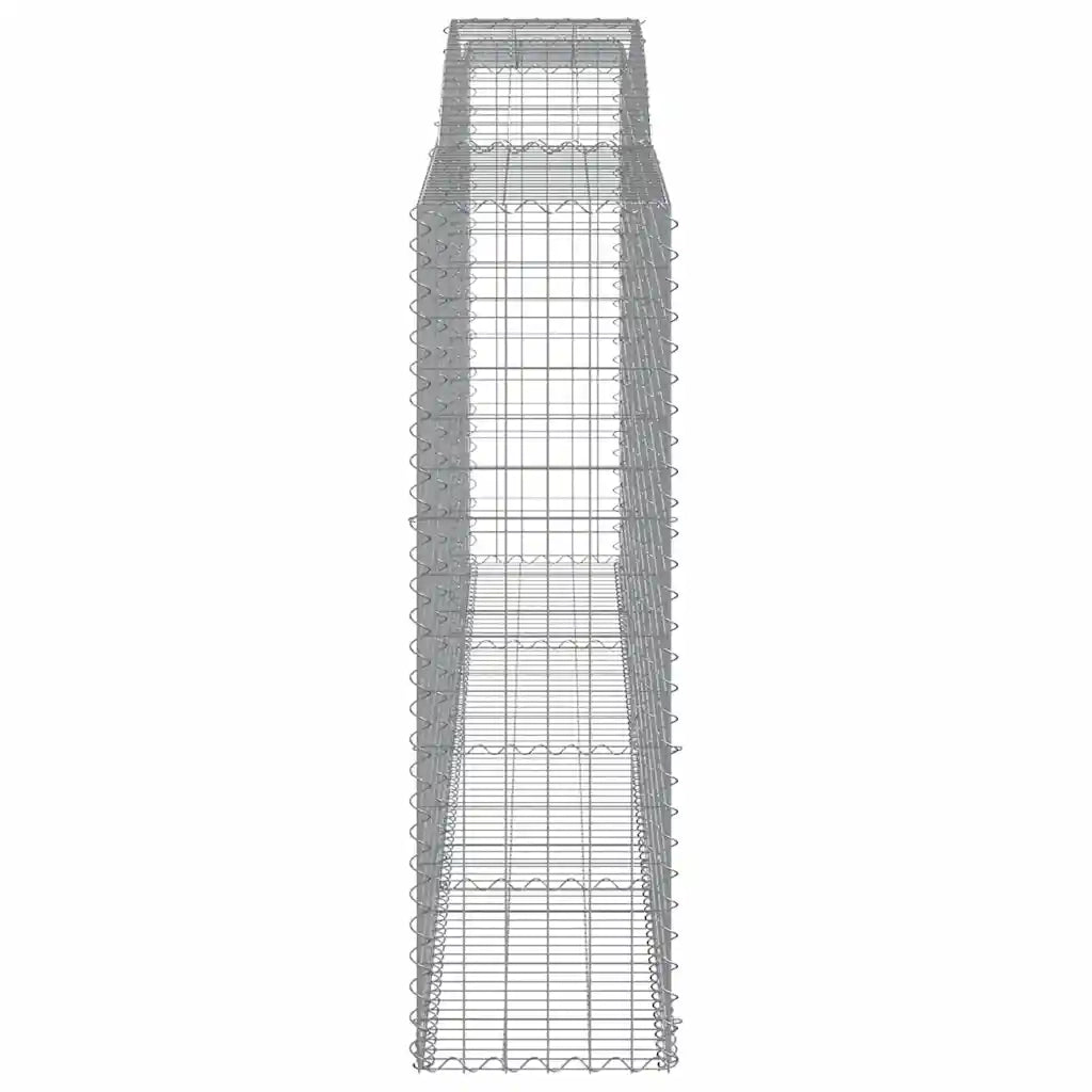 Cesti Gabbioni ad Arco 25 pz 400x50x160/180 cm Ferro Zincato 3147046