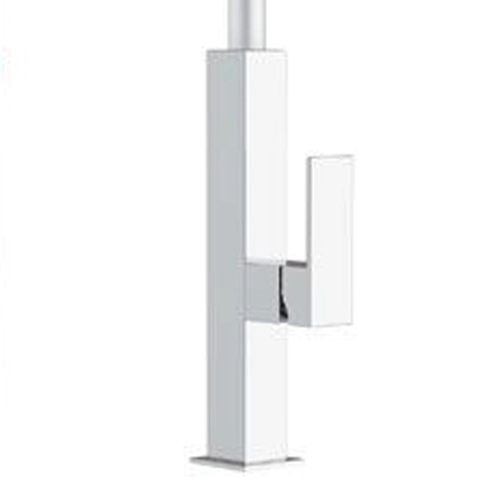 Rubinetto lavello con canna bianca e dispositivo led - serie kitchen white spout colour