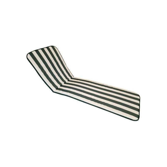 Olibo' 0912959-B Cuscino per lettino prendisole in misto cotone non sfoderabile 188x58x3 cm colore Verde