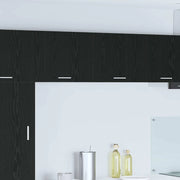Armadio pensile con porta Rovere Nero e Bianco 50 x 31 x 40 cm 884148