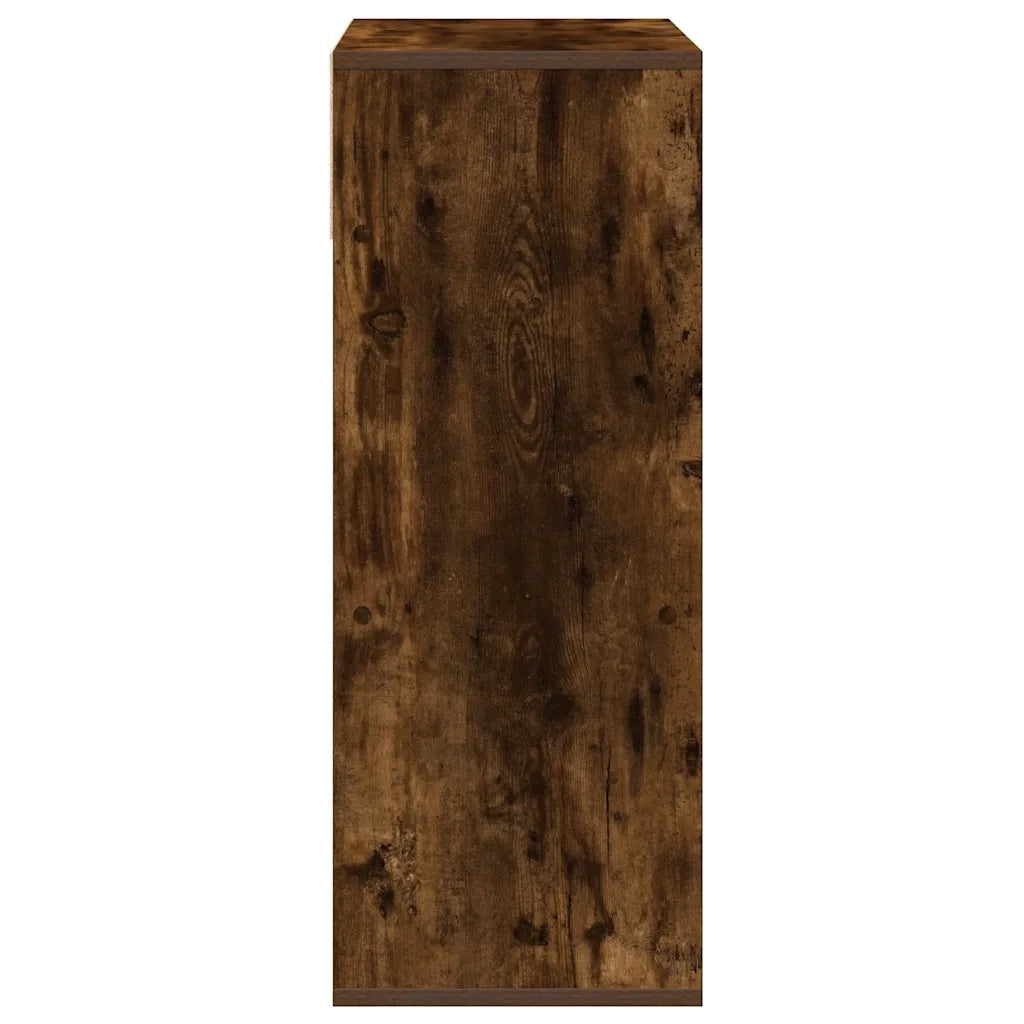 Libreria Rovere Fumo 66x31x80 cm in Legno Multistrato 860296