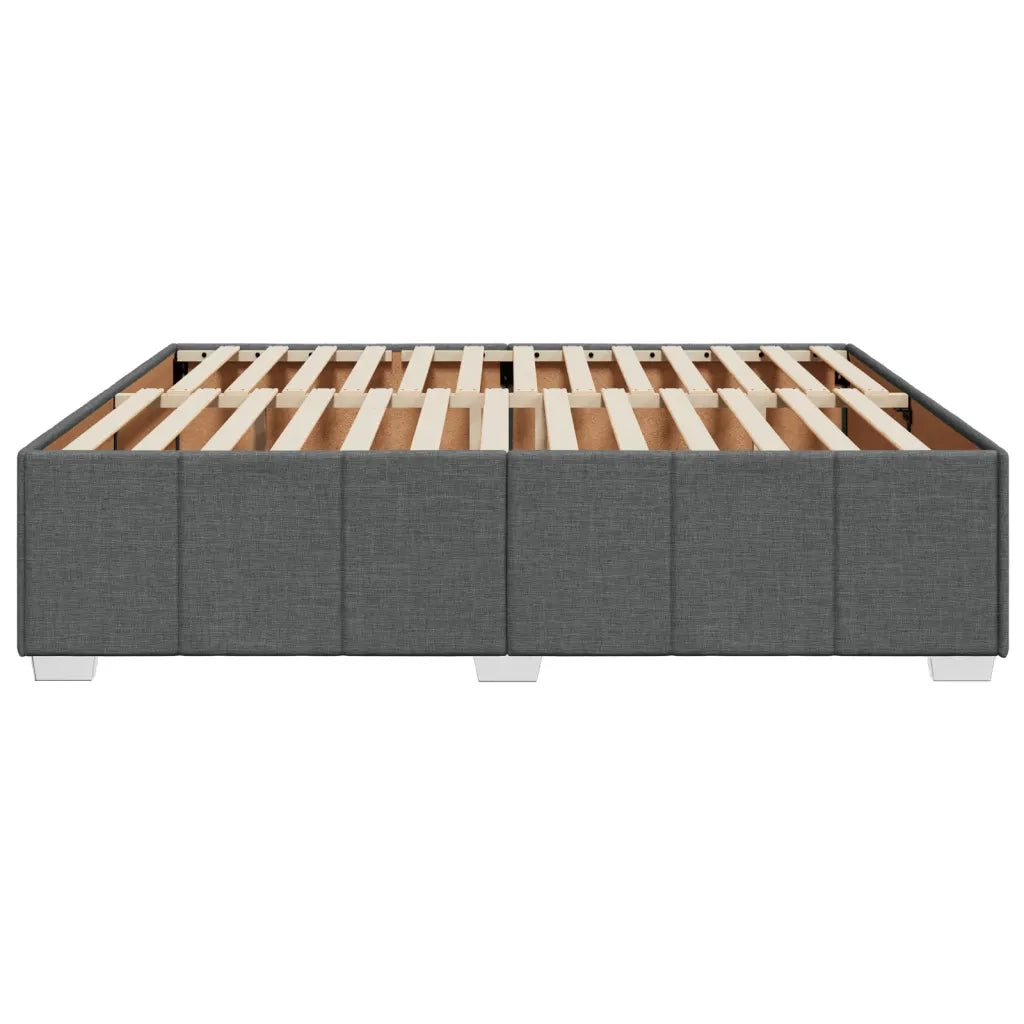 Giroletto senza Materasso Grigio Scuro 180x200 cm Tessuto 3284854