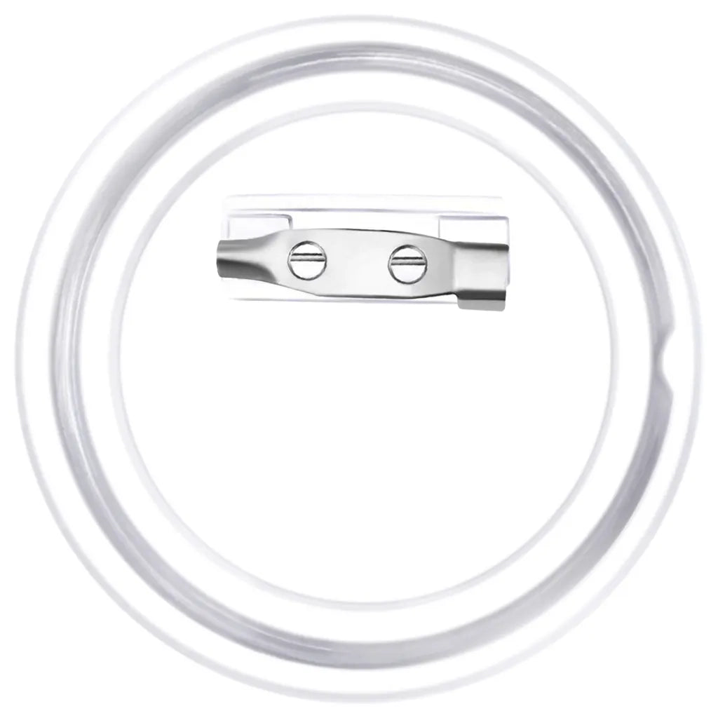 Bottoni per Badge con Spilla 100 Set in Acrilico 58 mm CFW9059050