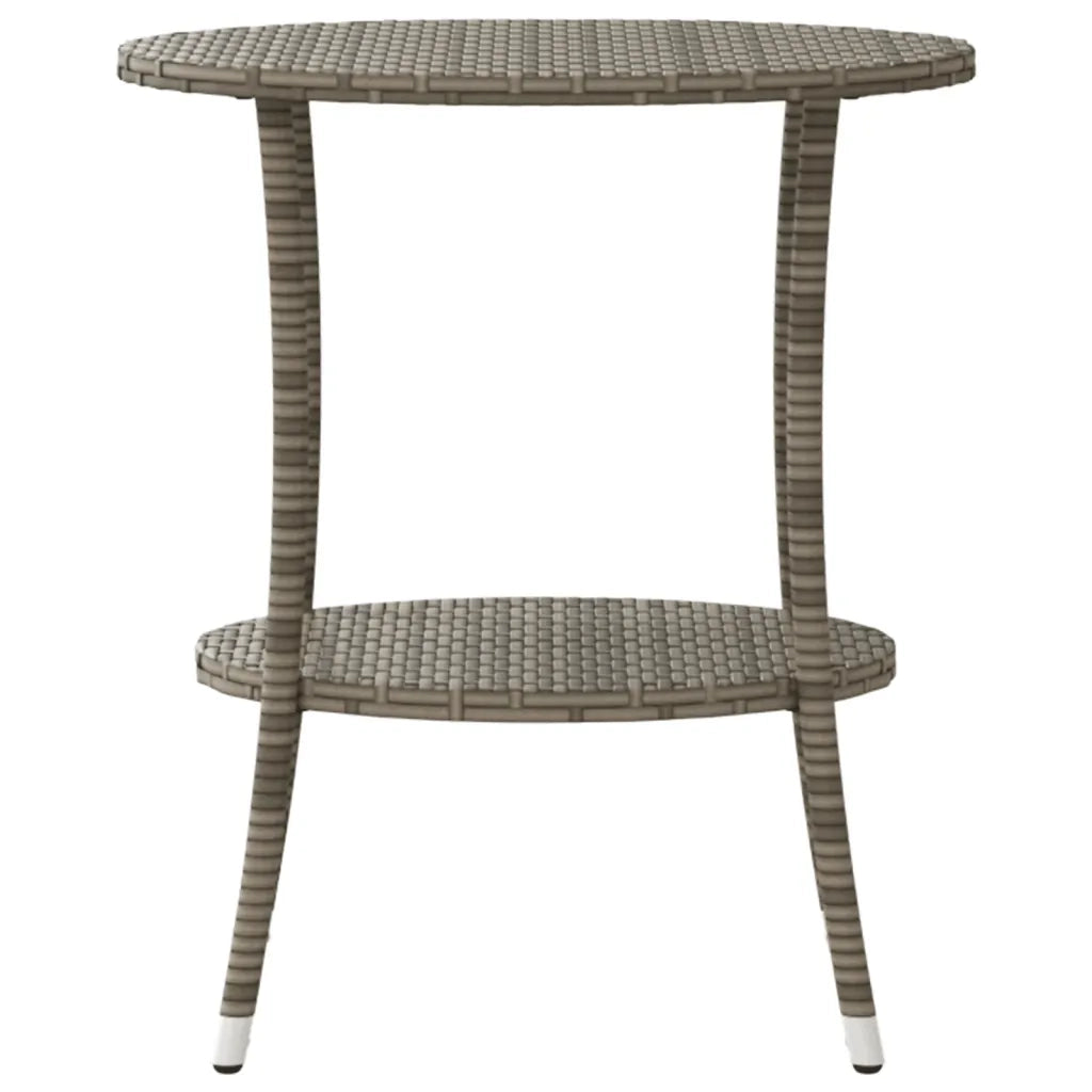 Sedie da Giardino Reclinabili 2 pz | Sedie da Esterno con Tavolo in Polyrattan