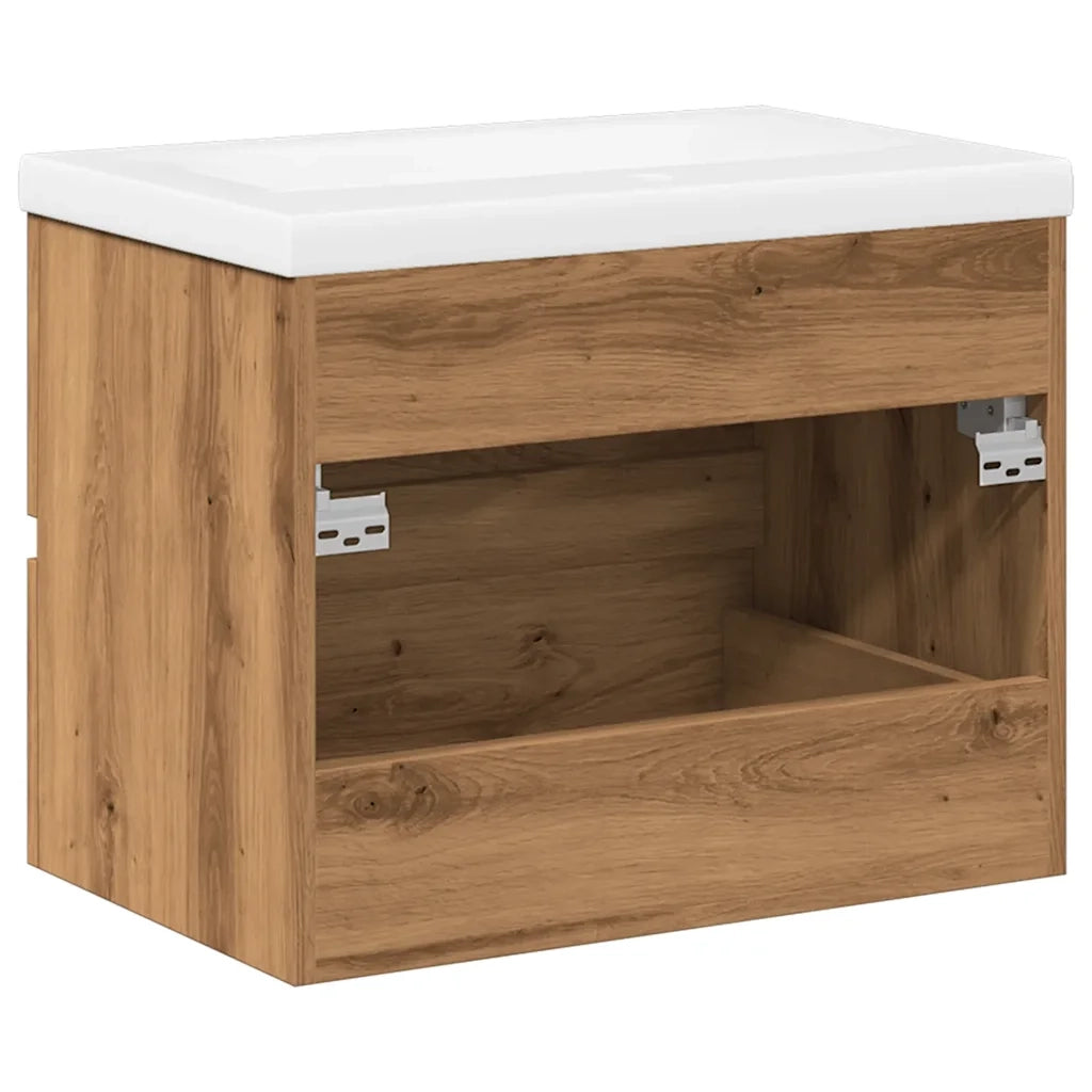 Mobile con Lavabo Integrato Rovere Artigianale