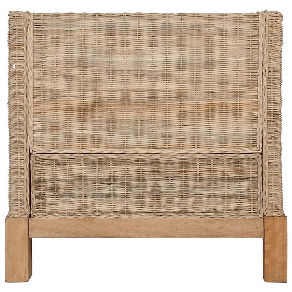 Set di Divani 2 pz con Cuscini in Rattan Naturale cod mxl 6259