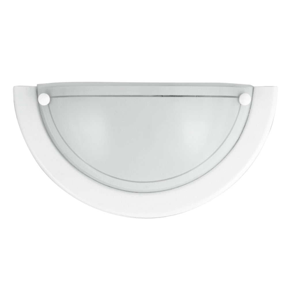 Applique bagno semi-plafoniera Rabalux Ufo bianca E27