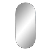 Specchio con Cornice Jersey, Argento, Metallo, 35x80x0,5 cm