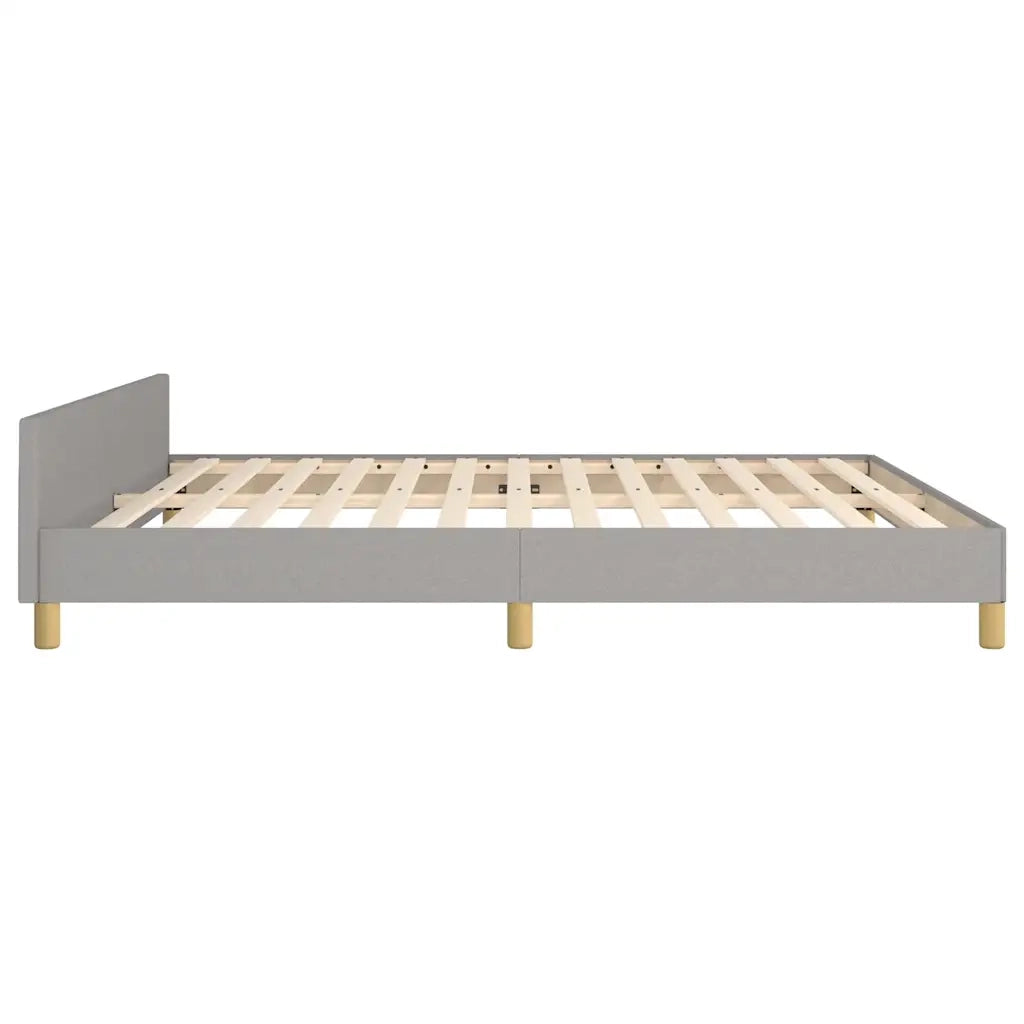 Giroletto senza Materasso Grigio Chiaro 180x200 cm Tessuto 347431