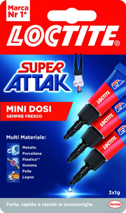 Henkel COLLA SUPER ATTAK MINI DOSI 3x1 gr. 24.00 pz