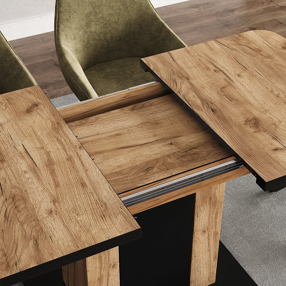 Vicco tavolo da pranzo allungabile Quercia dorata 120 x 80 cm