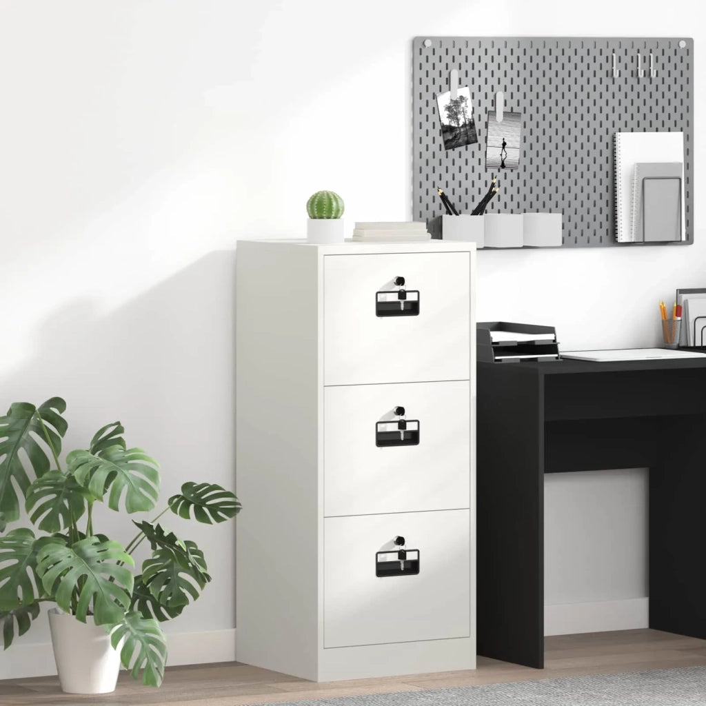 Armadio per File con cassetto Bianco 45,5 x 42 x 106,5 cm 891621