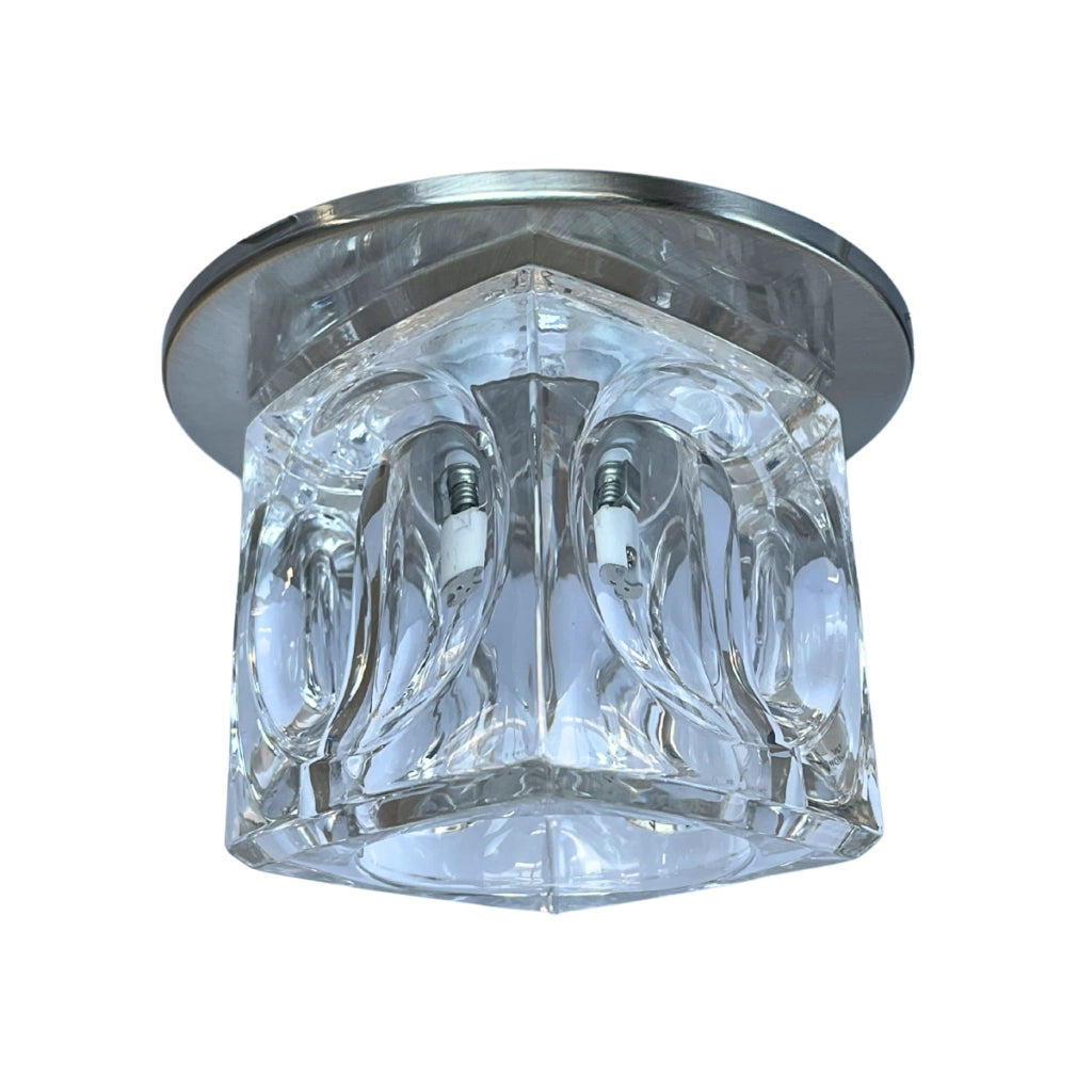 Faretto incasso soffitto cristallo quadrato G4 20W Candellux
