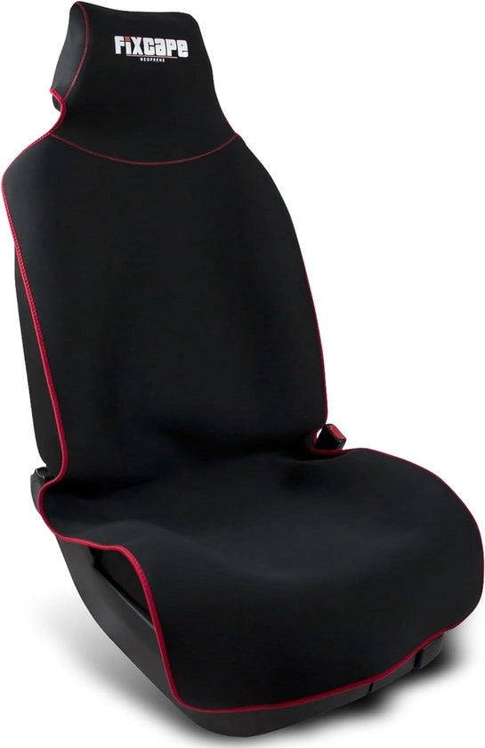 Hoezen Autostoel universali, impermeabili, nero-rosso neoprene
