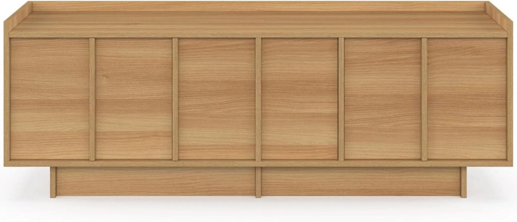 140 cm ROSIE Porta TV a 3 ante dal design minimalista in faggio
