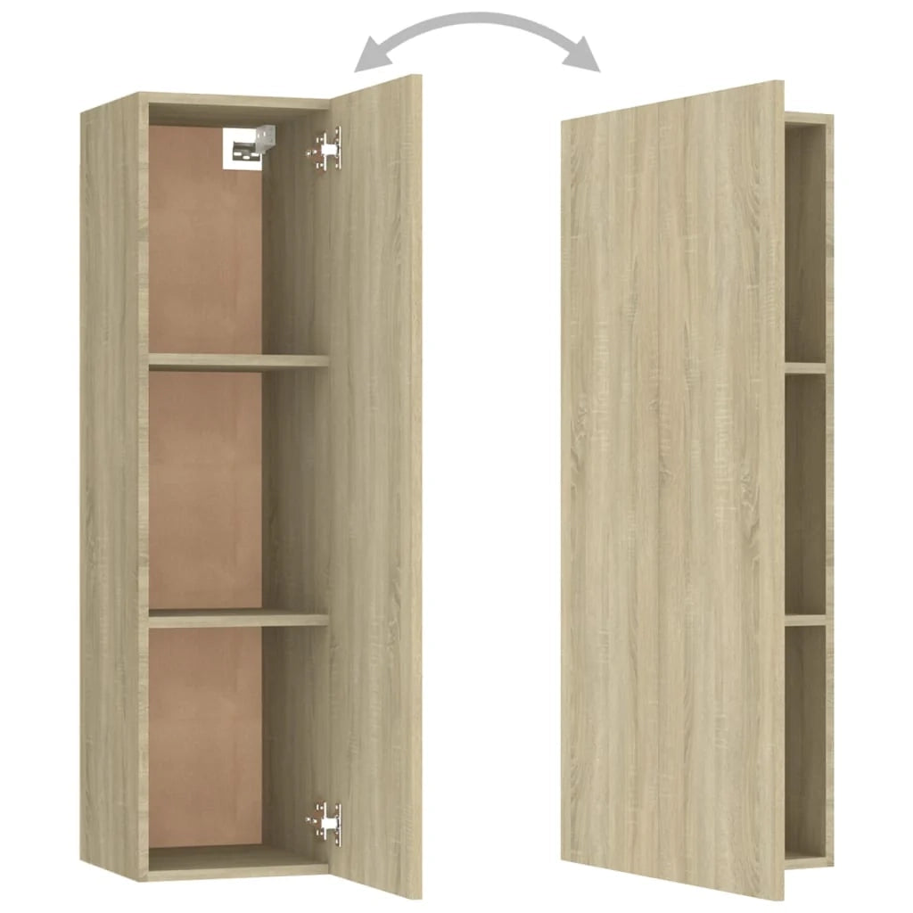 Set di mobili da 3 pezzi tra cui armadio credenza mobile porta TV soggiorno/camera da letto/salotto legno ingegnerizzato rovere Sonoma marrone 02_0024614
