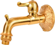 Valvola di scarico 11275, 1/2", ottone lucidato, grande distanza dalla parete, supporto di parete massiccio