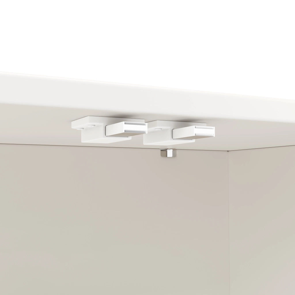 ARMADIO 120x35x71 cm Bianco in MDF con sistema antiribaltamento
