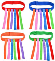 Gioco di equilibrio per bambini - 4 pezzi - Panno di lino resistentente - Allenamento alla velocità - Gioco per bambini - Sviluppo visivo - Fiocchi colorati - Gioco per bambini