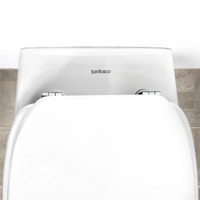 WC sospeso per disabili con apertura frontale e profondità 55 cm
