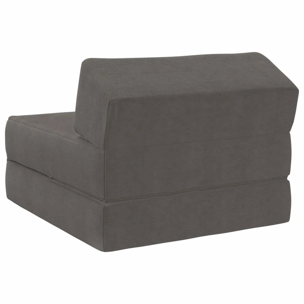 Divano Letto Pieghevole Grigio Chiaro 60 x 70 x 41 cm Tessuto 900063