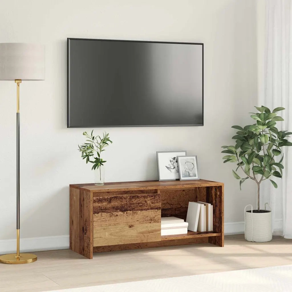 vidaXL Supporto TV Legno vecchio 90 x 35 x 40 cm Legno multistrato