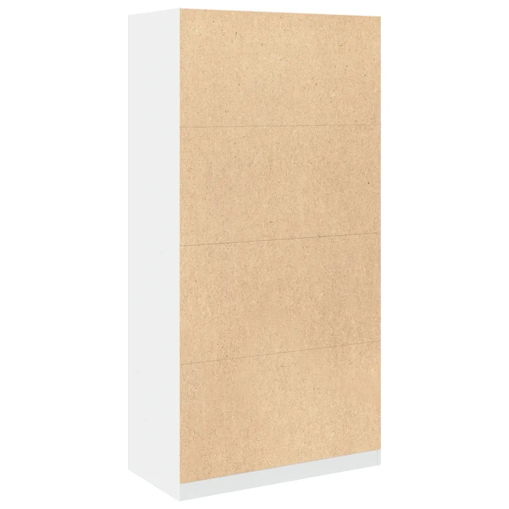 Armadio Bianco 100x50x200 cm in Legno Multistrato CFW5858531