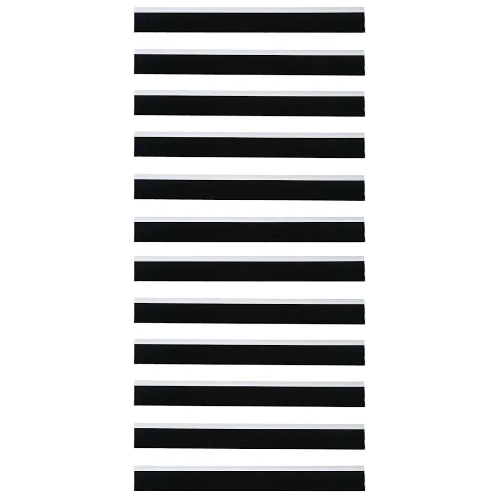 Spazzole per porte autoadesive 12 pz Bianco 100 cm CFW2199381