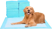 Piuma assorbente impermeabile per cani e cuccioli - Piuma per addestramento - 100 pezzi - Dimensione extra piccola - 30 x 48 cm - blu