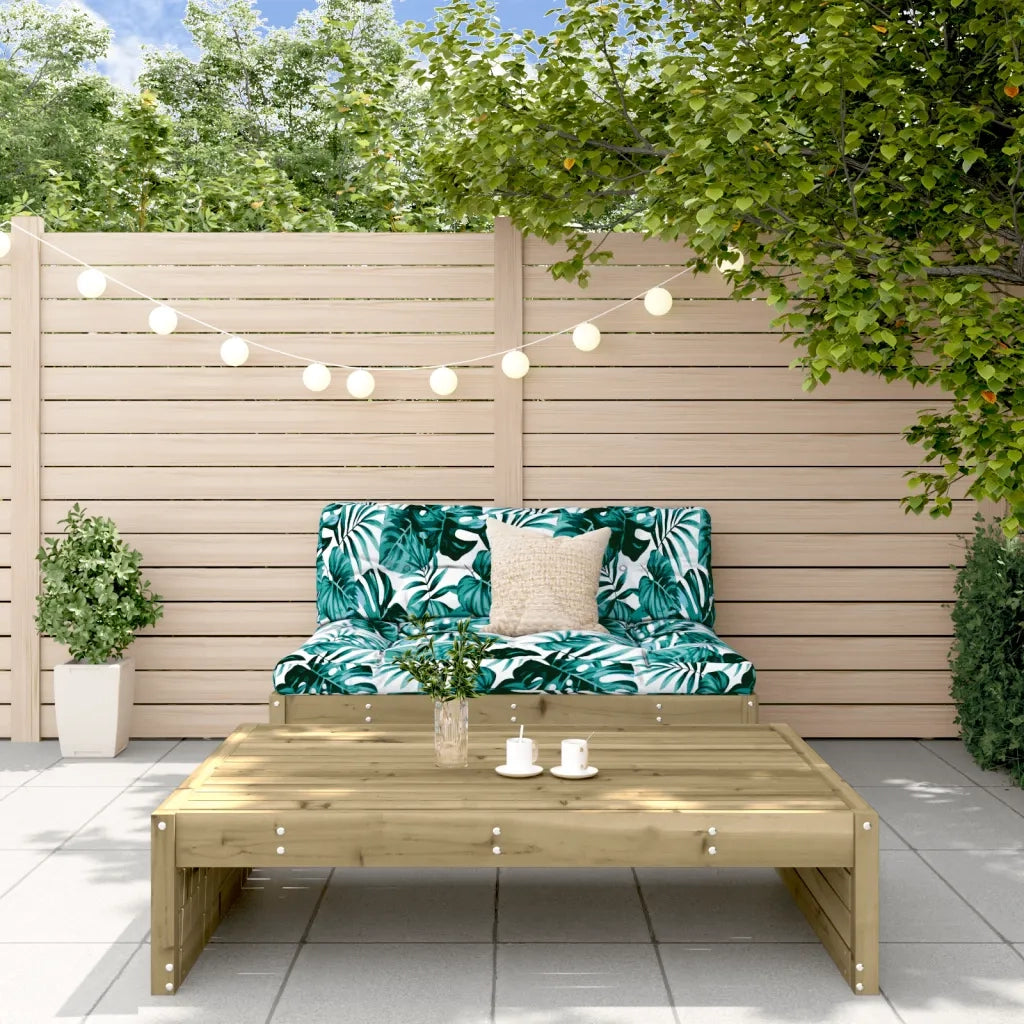 Set Divani da Giardino 2pz | Set Salotto da Giardino con Cuscini Legno Impregnato di Pino