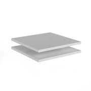 Scaffale Vicco , Bianco , Set di 2